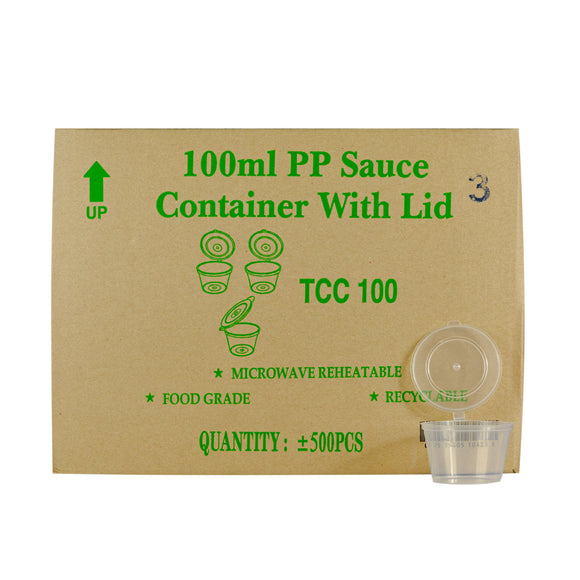 Genfac 100ml Sauce Containers